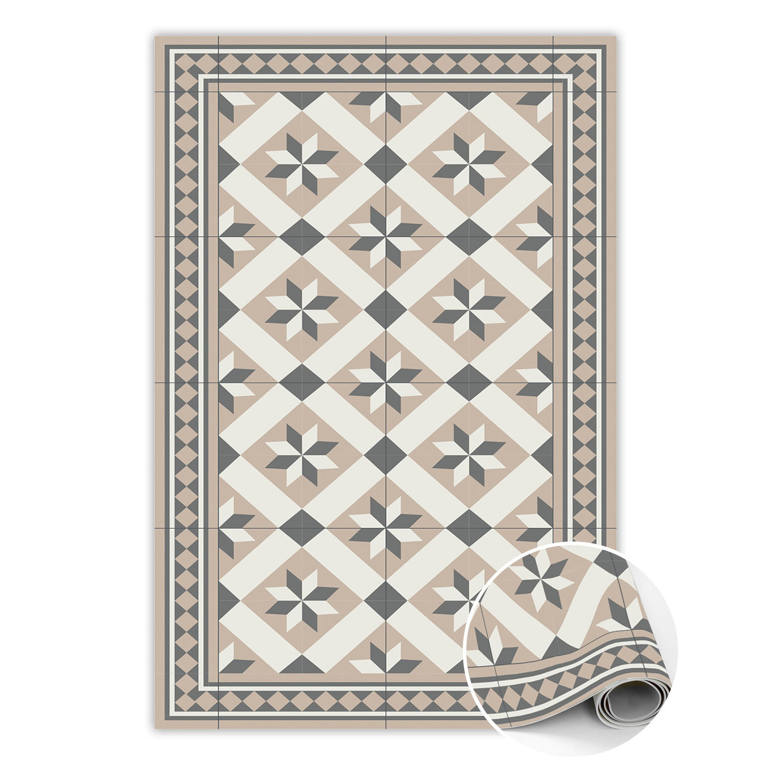 Tulup Vinyl Beige 120x180 cm