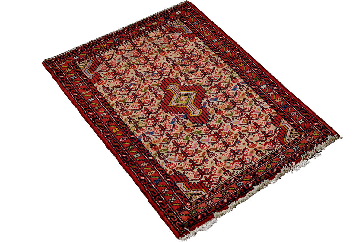 TEPPICH Assadabad Mehrfarbig 102/70 cm Schurwolle - Multicolor, Textil (70/102cm) - Looma