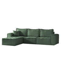 ECKSOFA L-förmige Bohoo-Maxi Hellgrün Links - Hellgrün, Holz (192/292cm) - Kaiser Möbel