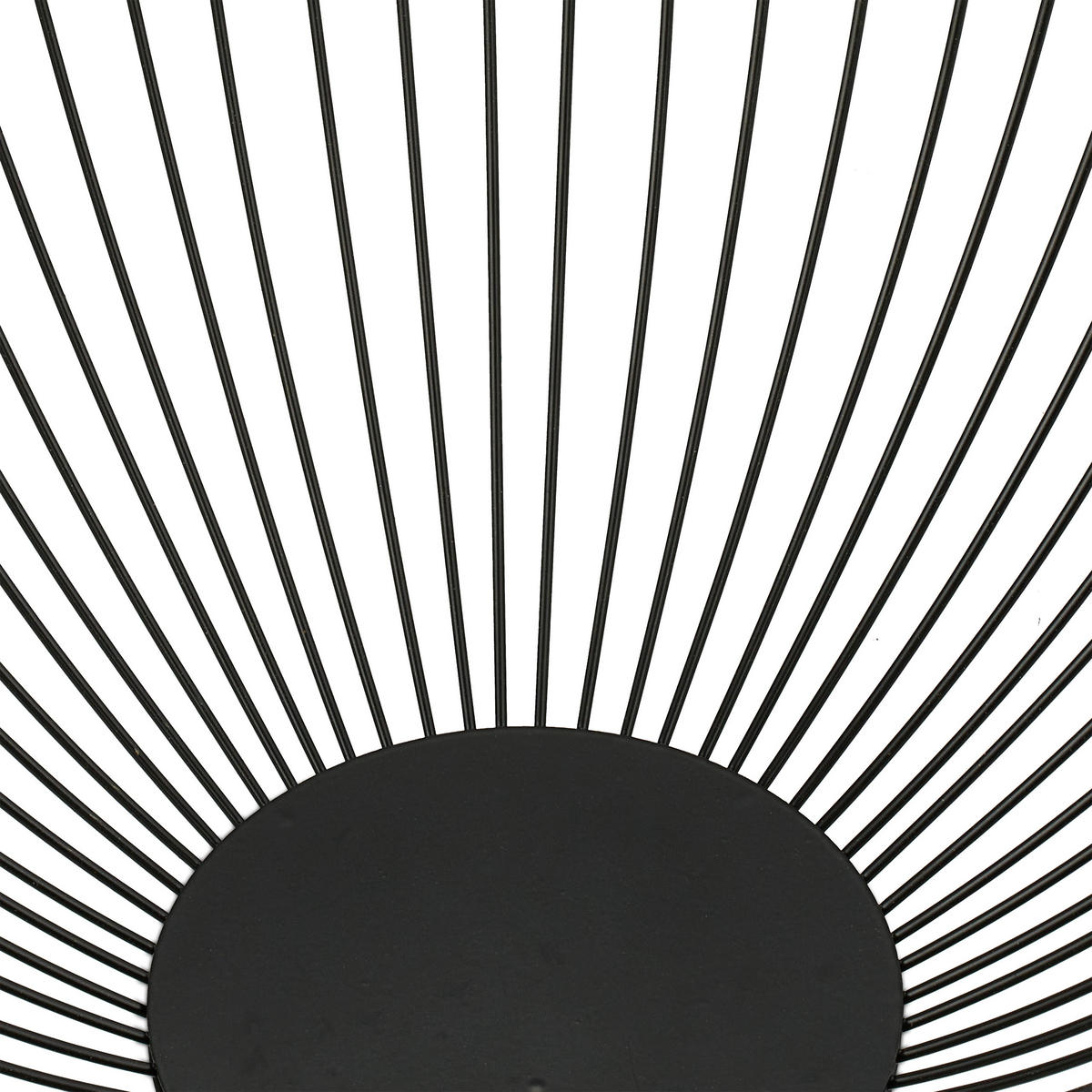 OBSTSCHALE - Schwarz, Metall (11.5cm) - Relaxdays