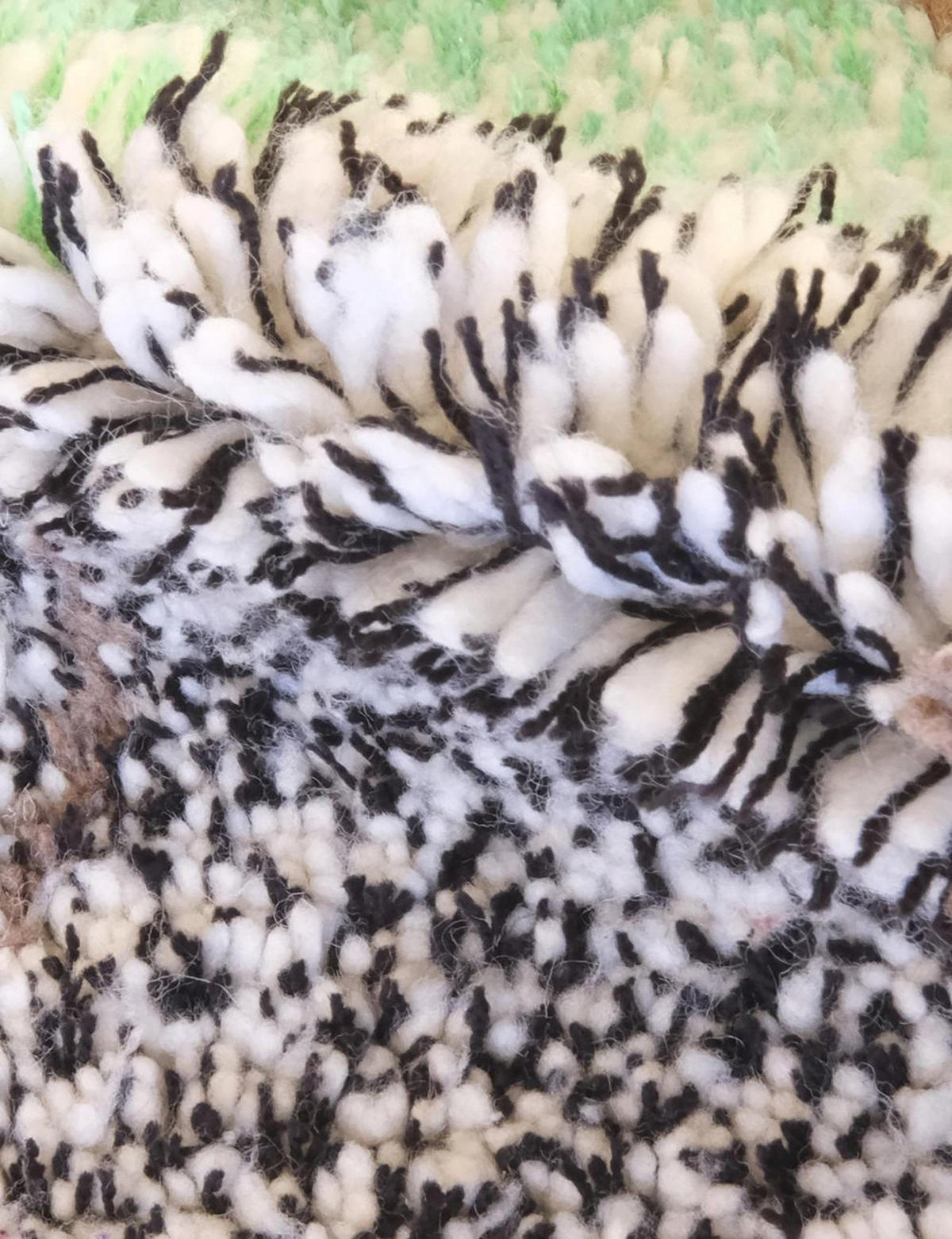 BERBERTEPPICH aus reiner Wolle 106x 147 cm - Multicolor, Naturmaterialien (106/147cm) - AFK Living