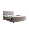 BOXBETT FADO 1 mit Matratze H3 und Topper 140x200 Zoom 19 - Hellgrau, Holz/Textil (140/200cm) - Bedante