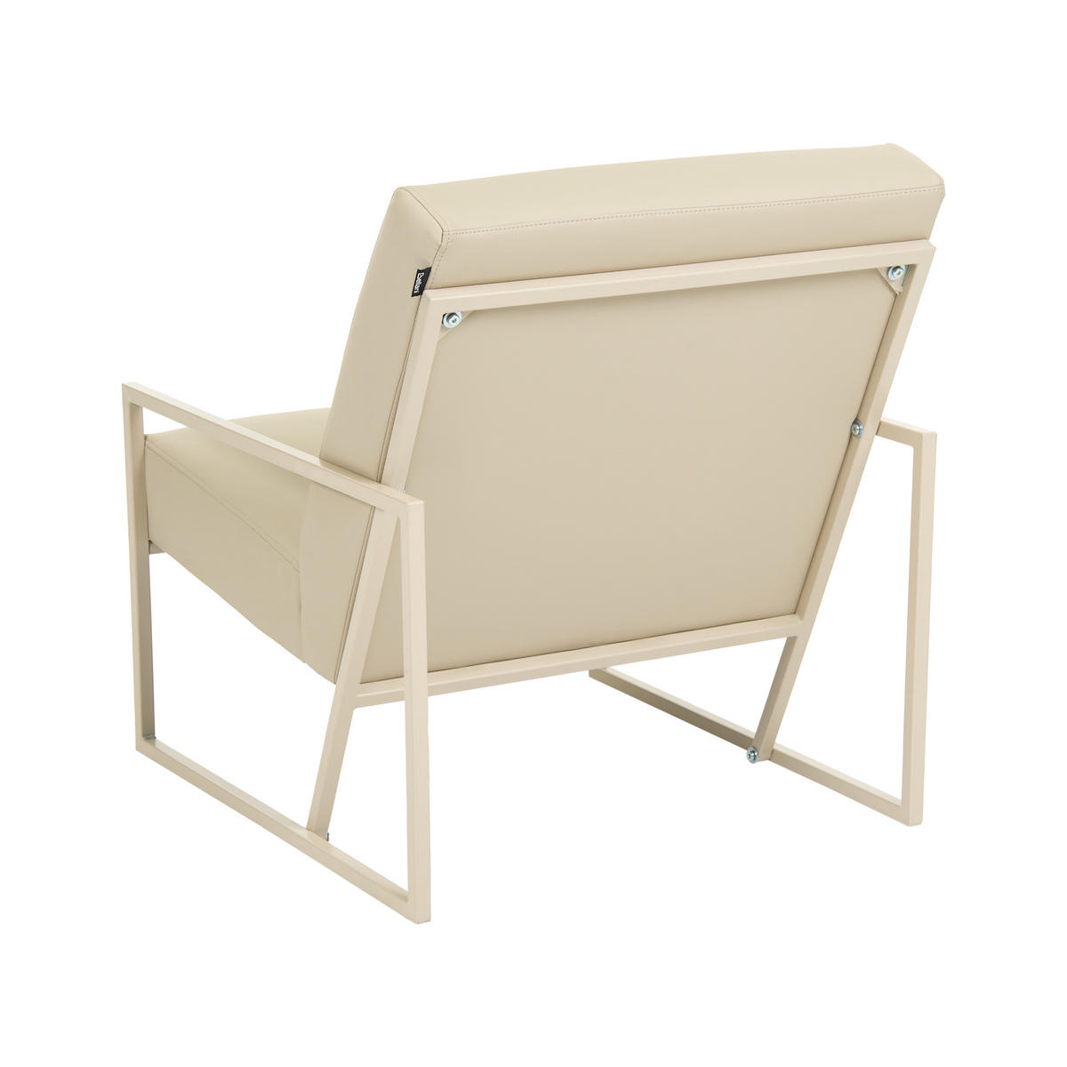 SESSEL Kunstleder Beige Delary - Beige, Kunststoff (69/83/83cm) - Beliani