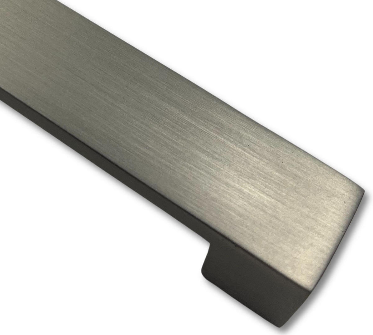 MÖBELGRIFF BA 160mm, Küchengriff Edelstahloptik, Schrankgriff modern - Edelstahlfarben, Metall (1.8/2.5/17.5cm)