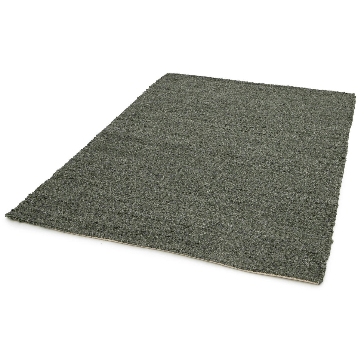 SCHLINGENTEPPICH im natürlichen Stil grün - Grün, Textil (200/290cm) - AFK Living