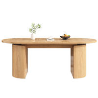 ESSTISCH Ausziehbar Stauraum MDF Naturbraun - Multicolor, Holzwerkstoff (80/160/76cm) - FLIEKS