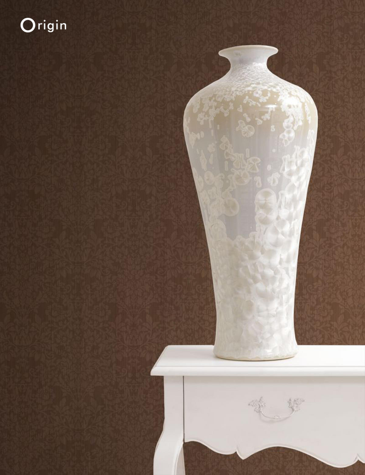 TAPETE Ornamente 53 cm x 10.05 m - Goldfarben, Papier (53/1000cm) - Origin Wallcoverings