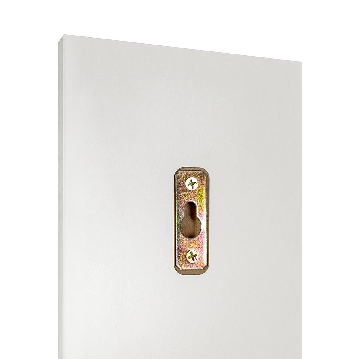 GARDEROBENPANEEL - Weiß, Holzwerkstoff (15/160/8cm) - home24