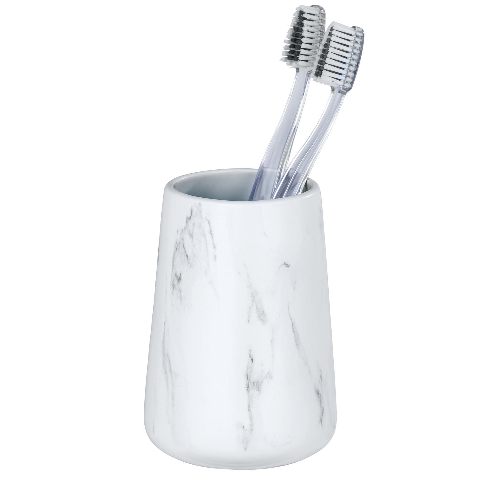 Wenko Bürstenbecher Grau 8.5x12x8.5 cm