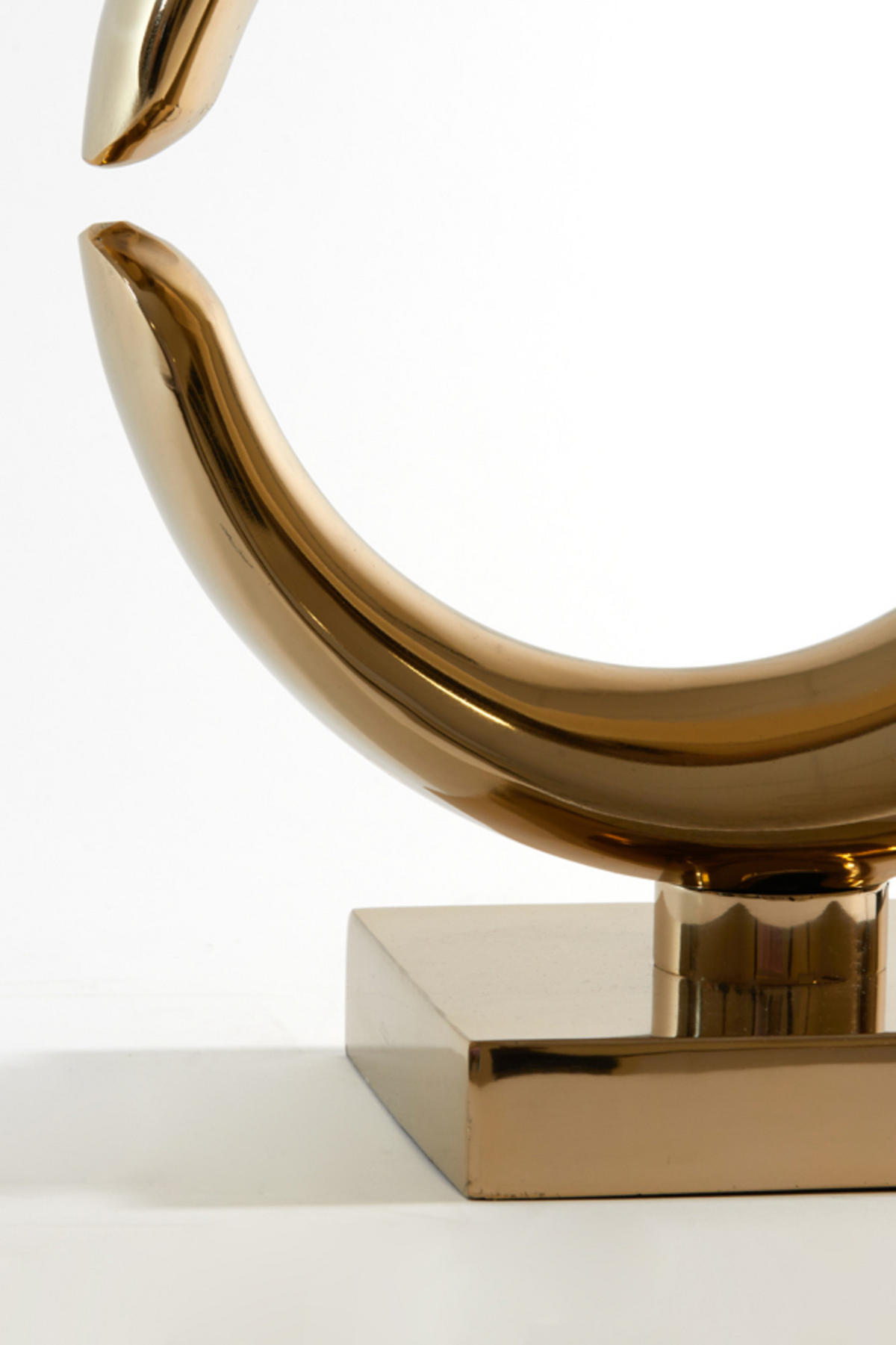 LAMPENFUSS Mond Gold Ø37/60 cm - Goldfarben, Metall (37/20/60cm) - Light & Living