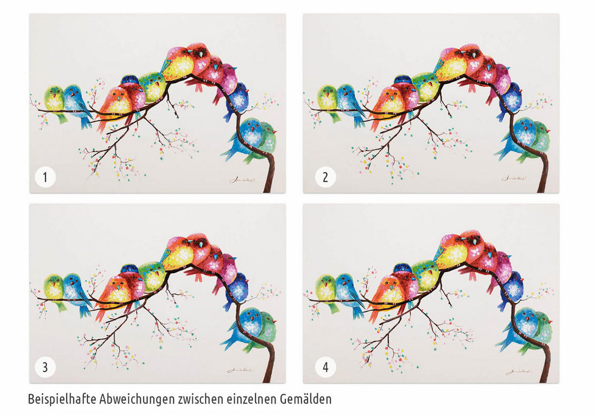 ÖLGEMÄLDE 100/70 cm - Multicolor, Holz/Textil (1.78/70cm) - KUNSTLOFT