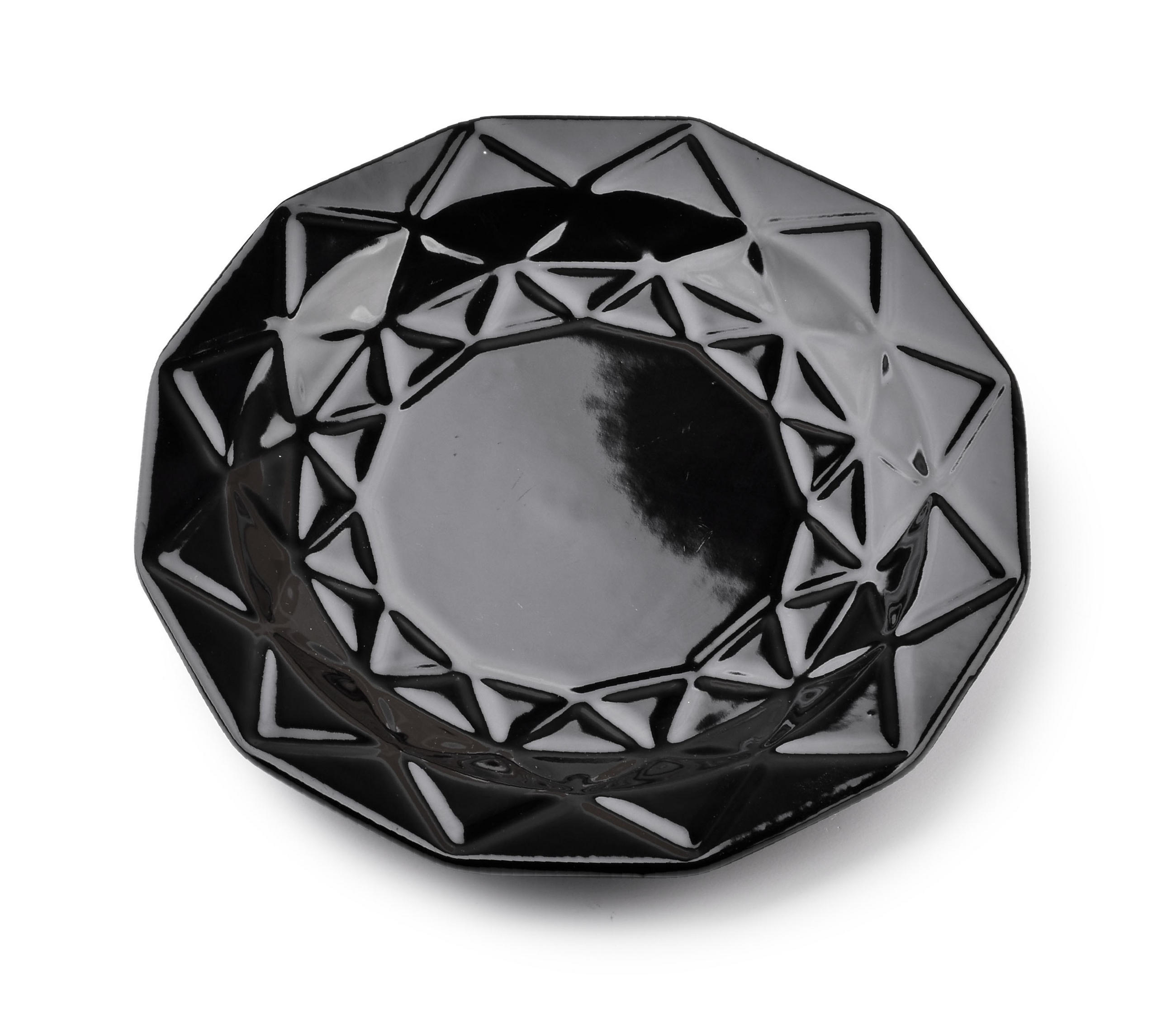 DESSERTTELLER Adel Schwarz 19.5/19.5/2 cm Keramik - Schwarz, Keramik (19.5cm) - Mondex