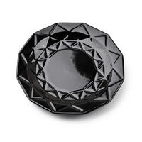 DESSERTTELLER Adel Schwarz 19.5/19.5/2 cm Keramik - Schwarz, Keramik (19.5cm) - Mondex