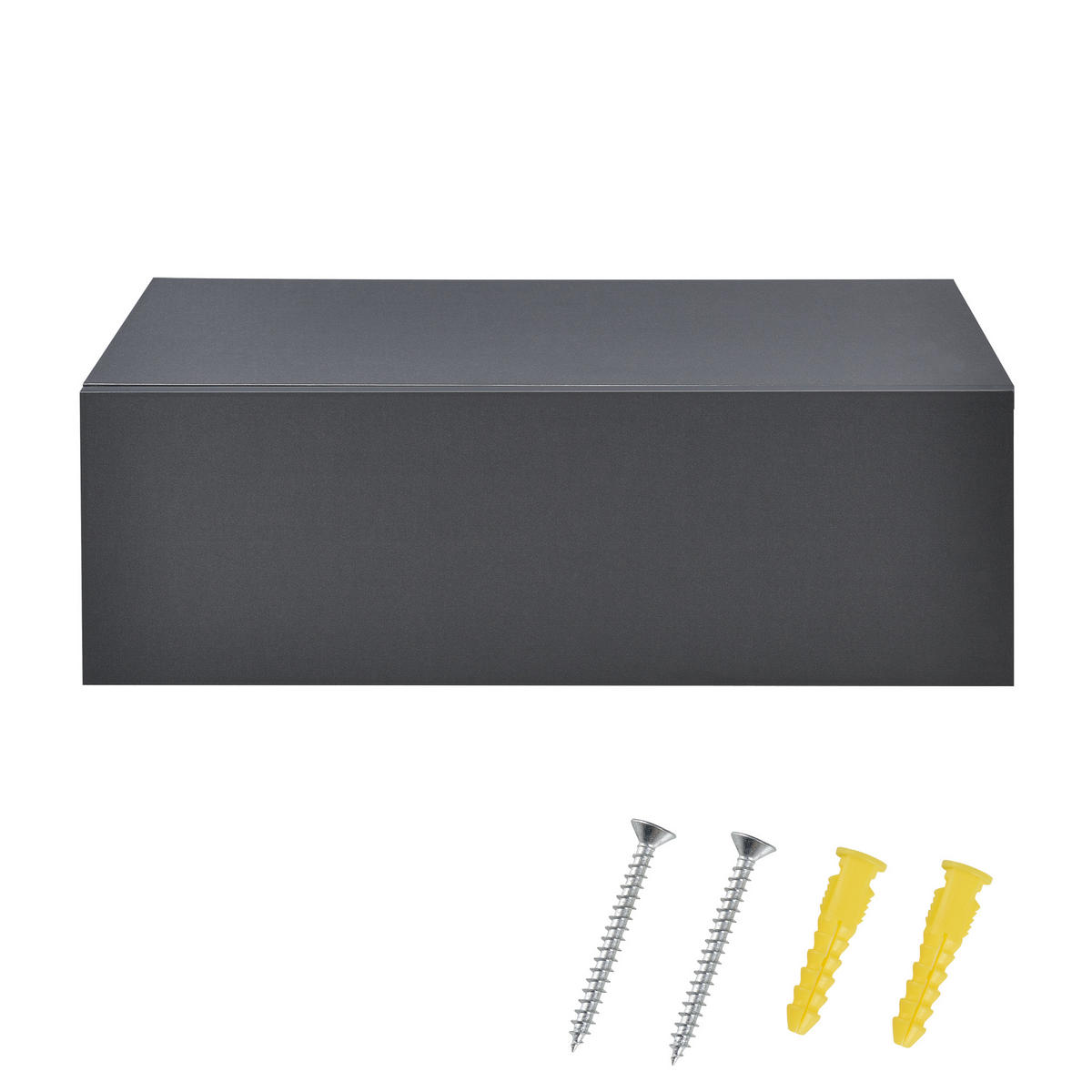 SADA NÁSTĚNNÝCH POLIČEK, 6 DÍLŮ Oslo - různobarevná, kompozitní dřevo (46/15/30cm) - [en.casa]