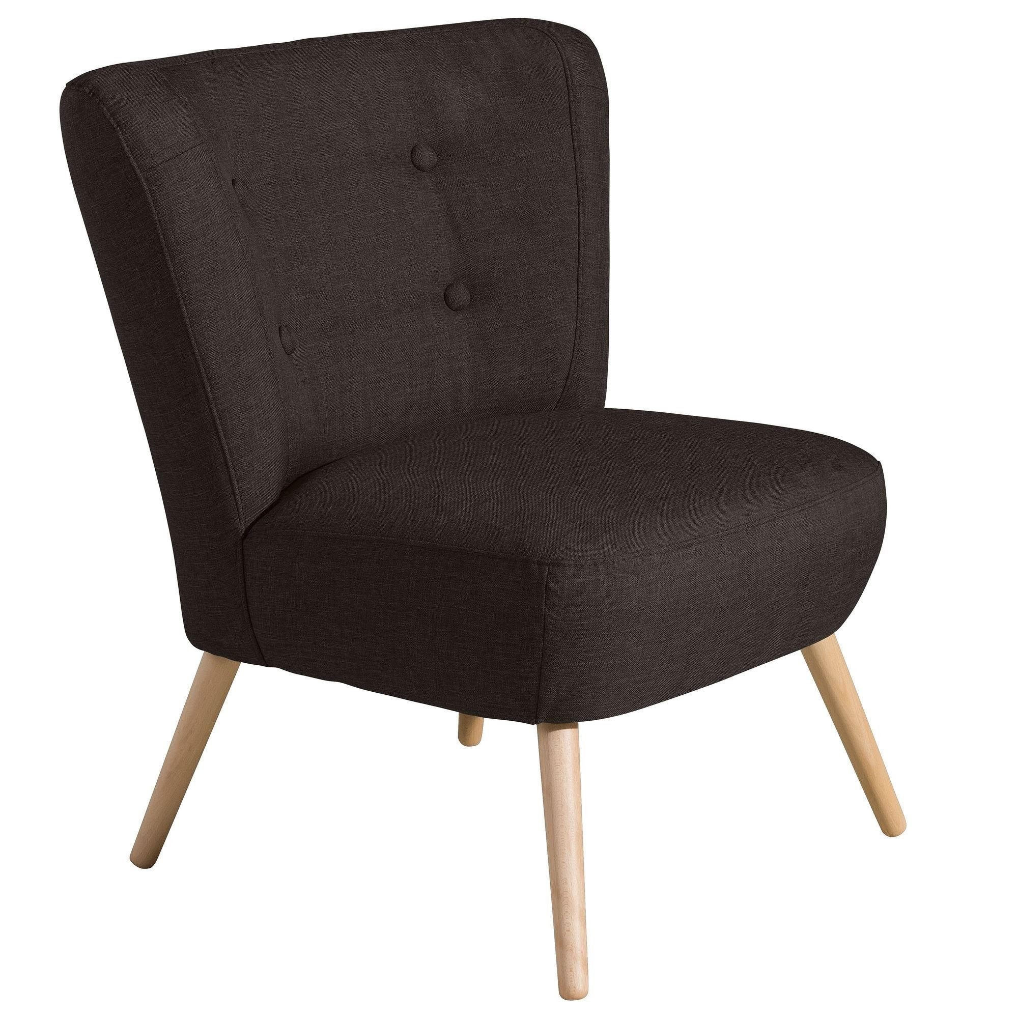 SESSEL Kassi Bezug Flachgewebe Buche natur / schoko - Braun, Kunststoff (69/80/68cm) - 58aufmkessel