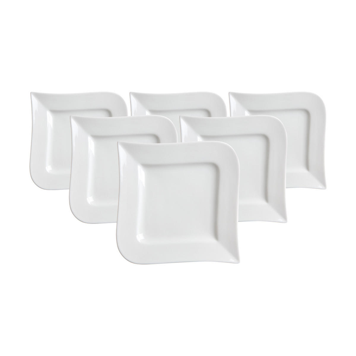 BEILAGENTELLER Melodie weiß ø 17 cm 6er Set - Weiß, Keramik (17cm) - Ritzenhoff Breker