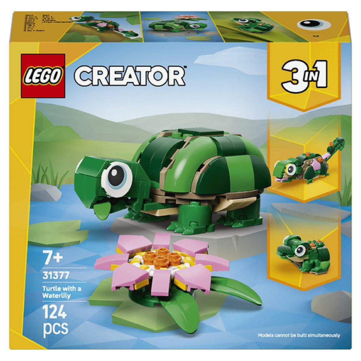 Lego Klemmbausteine Gelb 14.1x4.5x15.7 cm