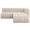 ECKSOFA modulares Sofa Darnel-L1 - 205x177x70 cm Beige - Beige, Holzwerkstoff/Textil (205/177cm) - ALTDECOR