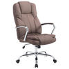 BÜROSTUHL Xavier, Stoff Braun - Braun, Textil/Metall (62/125/70cm) - TPFLiving