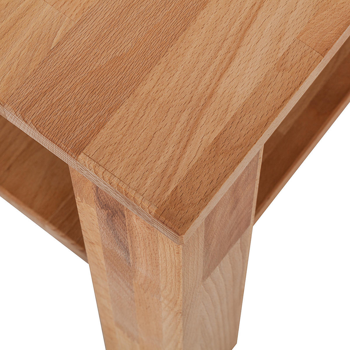 COUCHTISCH - Kernbuche Massiv - Kernbuche, Holz (60/60/45cm) - home24