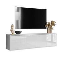 TV-ELEMENT SANAYI Hängend Hochglanz Weiß - Weiß, Holzwerkstoff (156/42/38cm) - Lookway