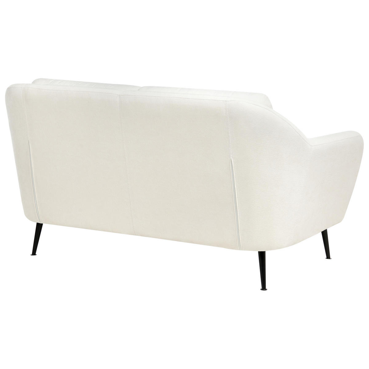 POHOVKA 2-místná Žinylková látka Bílá Eiby - bílá, textil (130/80/90cm) - Beliani
