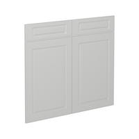 KUCHYŇSKÁ DVÍŘKA R-Line Bílý venkovský dům - bílá, kompozitní dřevo (79.2/70.8/1.6cm) - Vicco