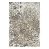 TEPPICH Space Trip Cities 280/390 cm - Grau, Textil (280/390cm) - Louis De Poortere