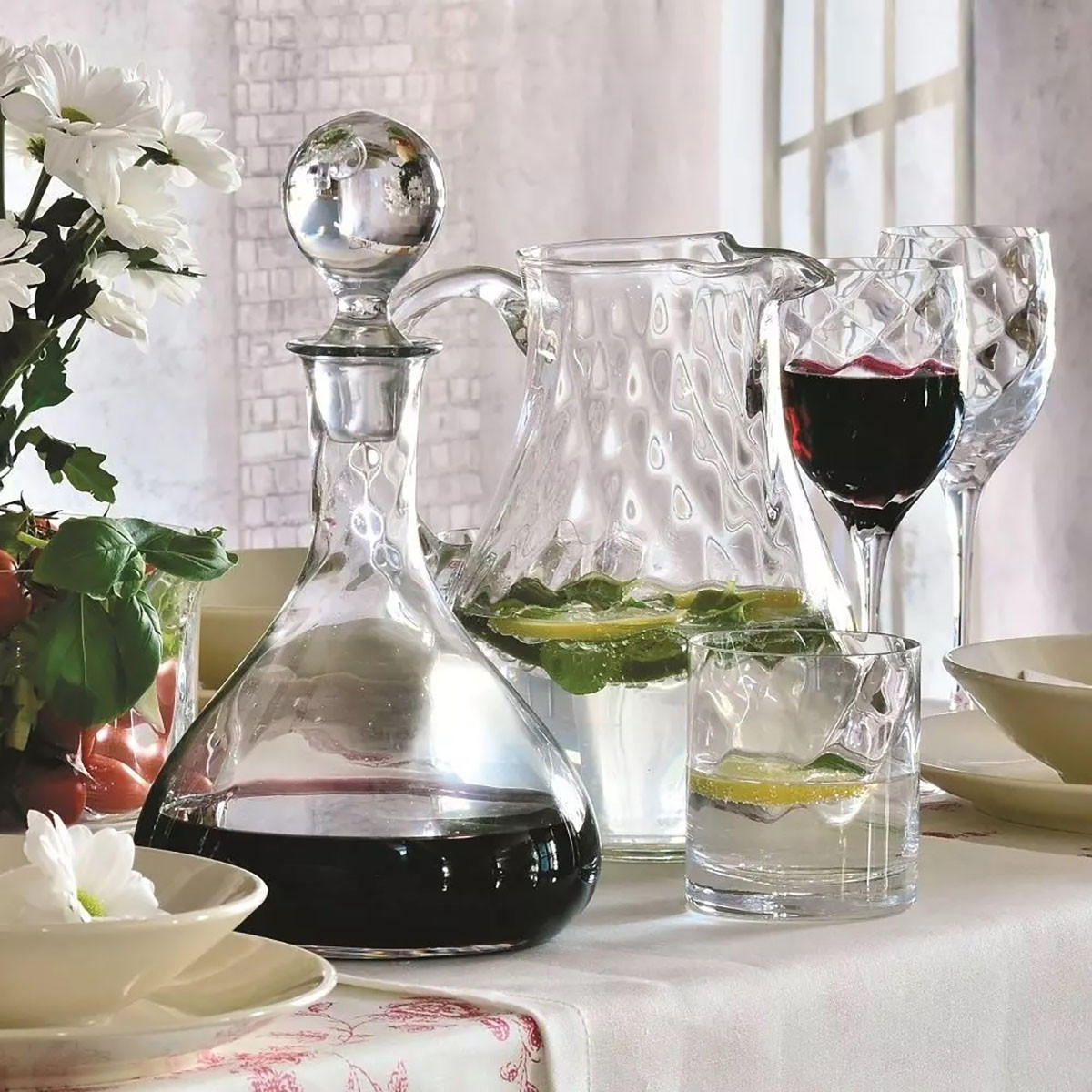 GLASKRUG Romance, 1600 ml - Transparent, Glas (1.6L) - Krosno Glass