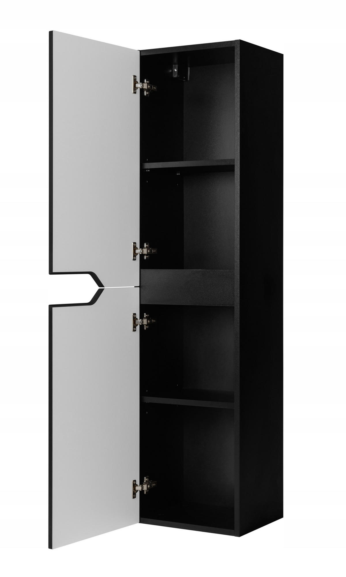 HÄNGESÄULE MODERN 136cm - Schwarz - Schwarz, Holzwerkstoff (35/136/27cm) - Rodan