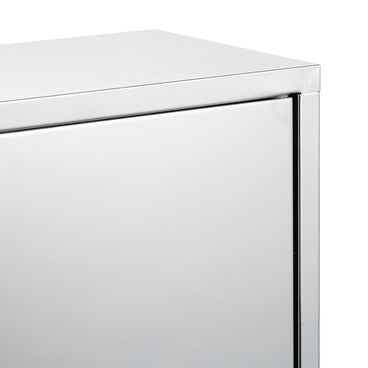 MEDIZINSCHRANK - Silberfarben, Metall (30/45/18cm) - Relaxdays