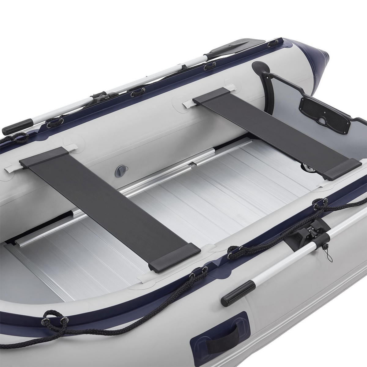 SCHLAUCHBOOT Paddelboot 3,20 m inkl. Tasche & Reparaturset - Grau, Kunststoff (320/155/70cm) - Artsport