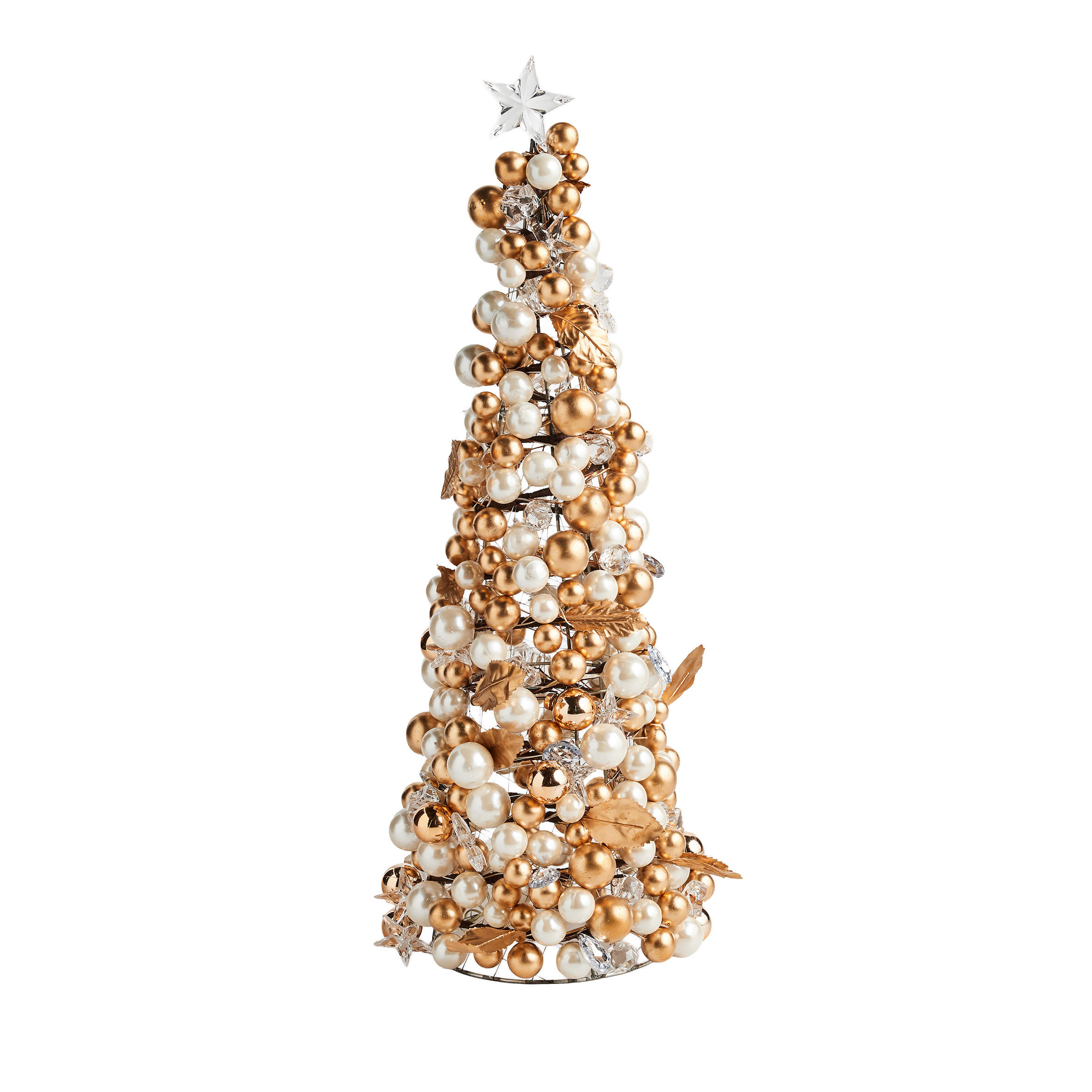 LED-MITTELSTÜCK Crimse, Hellgold, 45 cm, Dekorative Weihnachtsdeko - Goldfarben, Kunststoff (1/45/1cm) - home&you