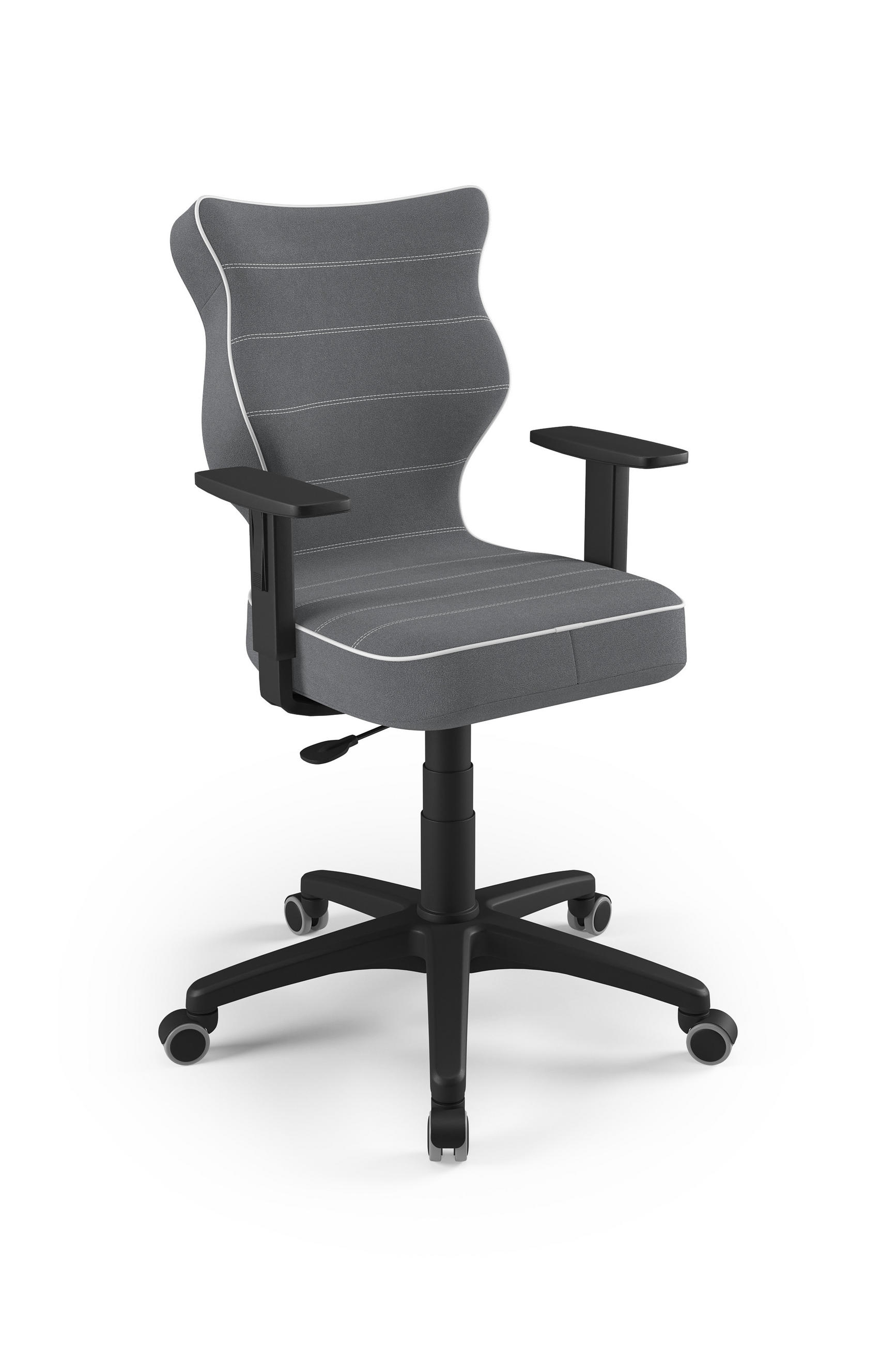 JUGENDSTUHL Duo - Dunkelgrau/Weiß, Textil (64/99/64cm) - RAUMHIRSCH FURNITURE