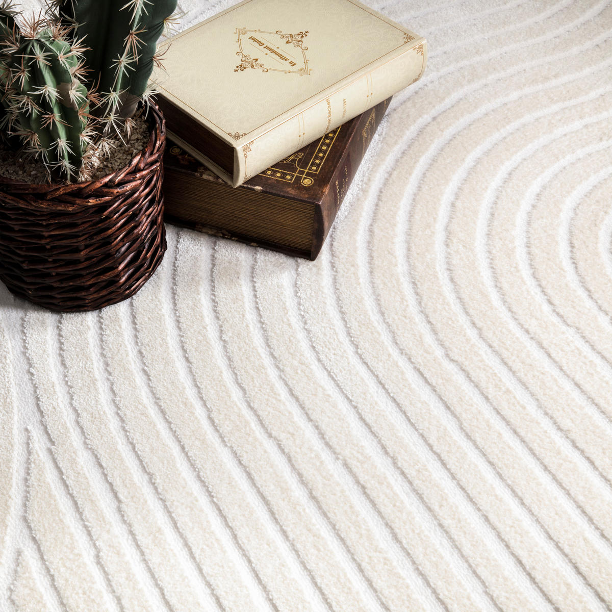 KURZFLORTEPPICH 80/150 cm Luzern 651 - Creme, Textil (80/150cm) - Paco Home