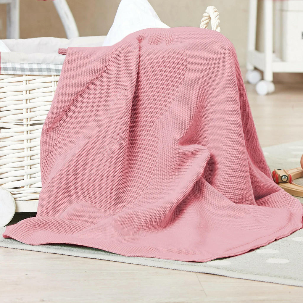 Thumbnail - nordic coast company Babydecke, Beere, Textil, 70x100 cm, Schlafen, Babybett-Ausstattung, Babydecken & Babykissen, Babyd...