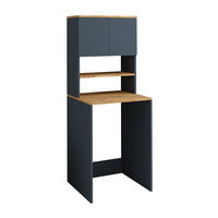 WASCHMASCHINENSCHRANK Atlantic III 65cm Breit, 181cm Hoch - Anthrazit, Holzwerkstoff (65/181/60cm)