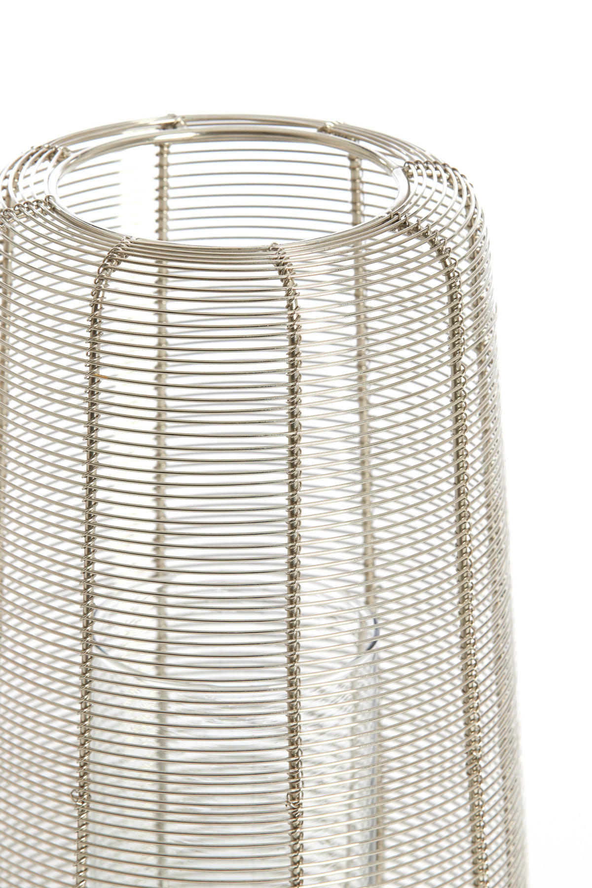 WINDLICHT Adeta Silber Ø19,5/30 cm - Silberfarben, Metall (19.5/30/19.5cm) - Light & Living
