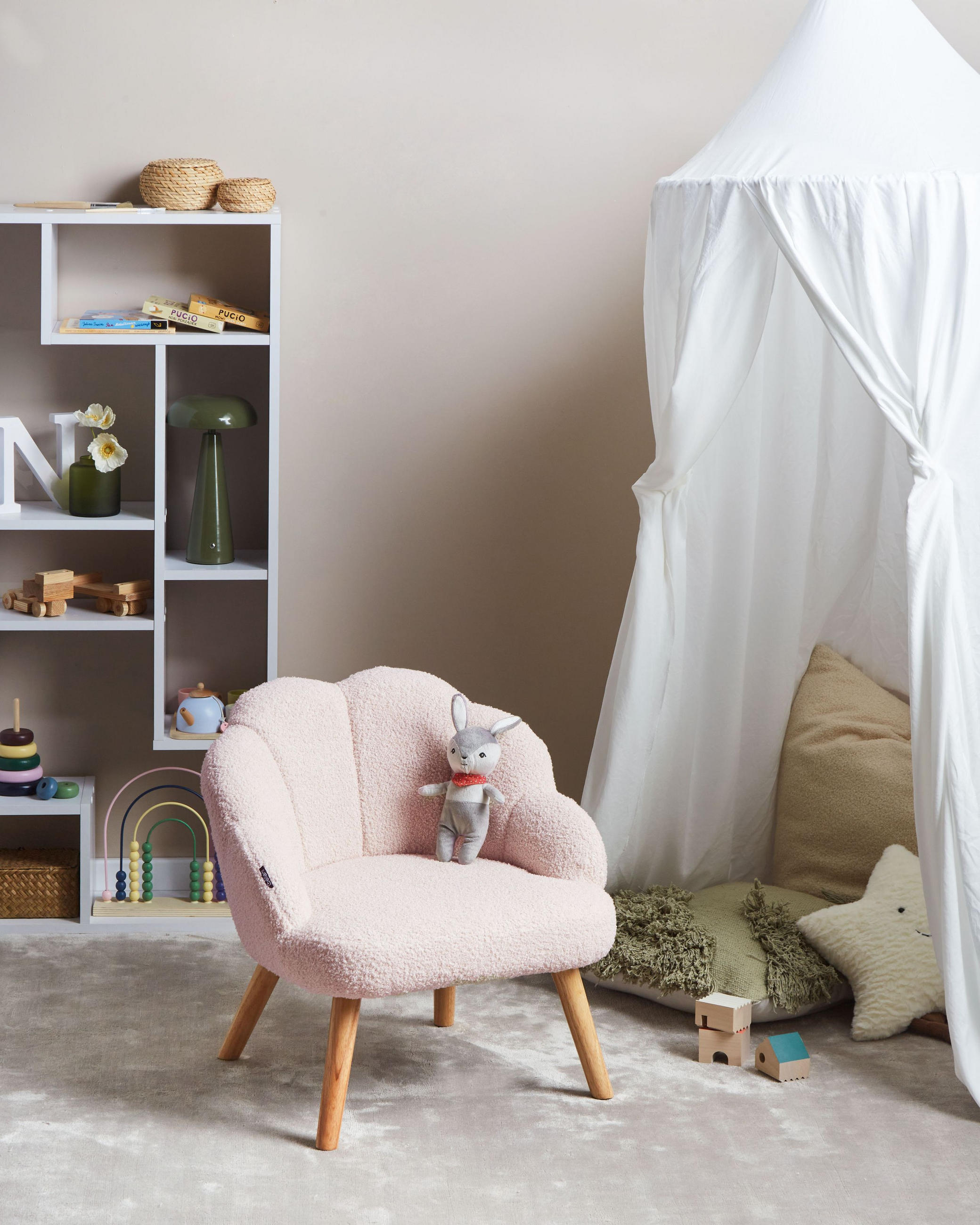 Thumbnail - Beliani Kindersessel, Pink, Textil, 50x55x53 cm, Kinder- & Jugendzimmer, Kindermöbel, Kindersitzmöbel & -tische, Kinders...