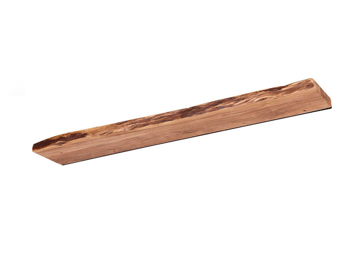 WANDREGAL ERGEA  Holz Akazie - Naturfarben, Holz (120/4/20cm) - KAWOLA