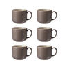 KAFFEETASSEN Jasper Taupe 240 ml 6er Set - Taupe, Keramik (0.24L) - Ritzenhoff Breker