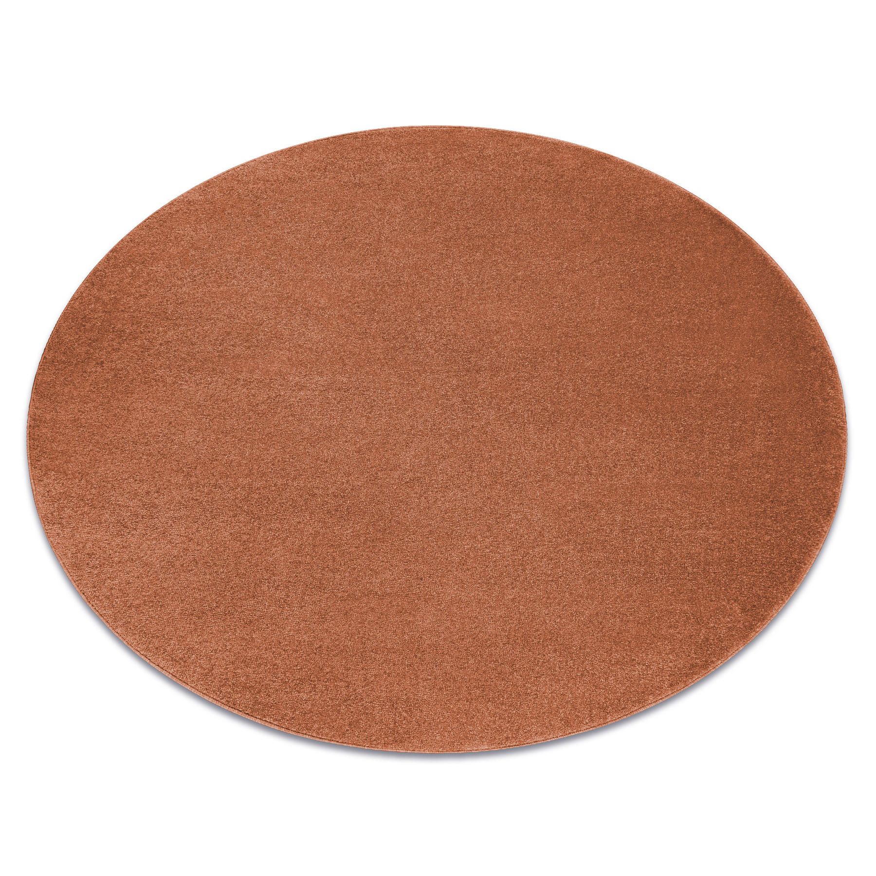 TEPPICH Softy 200 cm - Terracotta, Textil (200/200cm) - rugsX