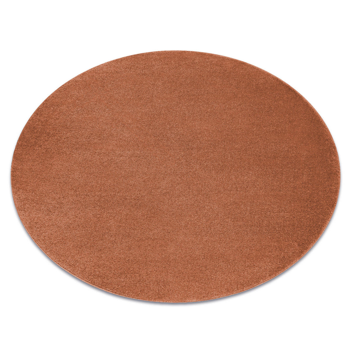 TEPPICH Softy 200 cm - Terracotta, Textil (200/200cm) - rugsX