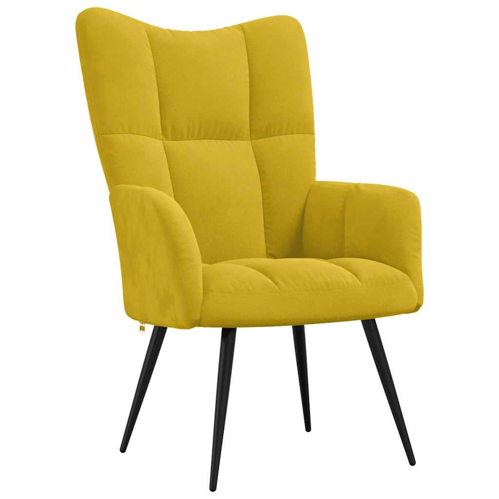 vidaXL Relaxsessel Gelb 70x96.5x61 cm
