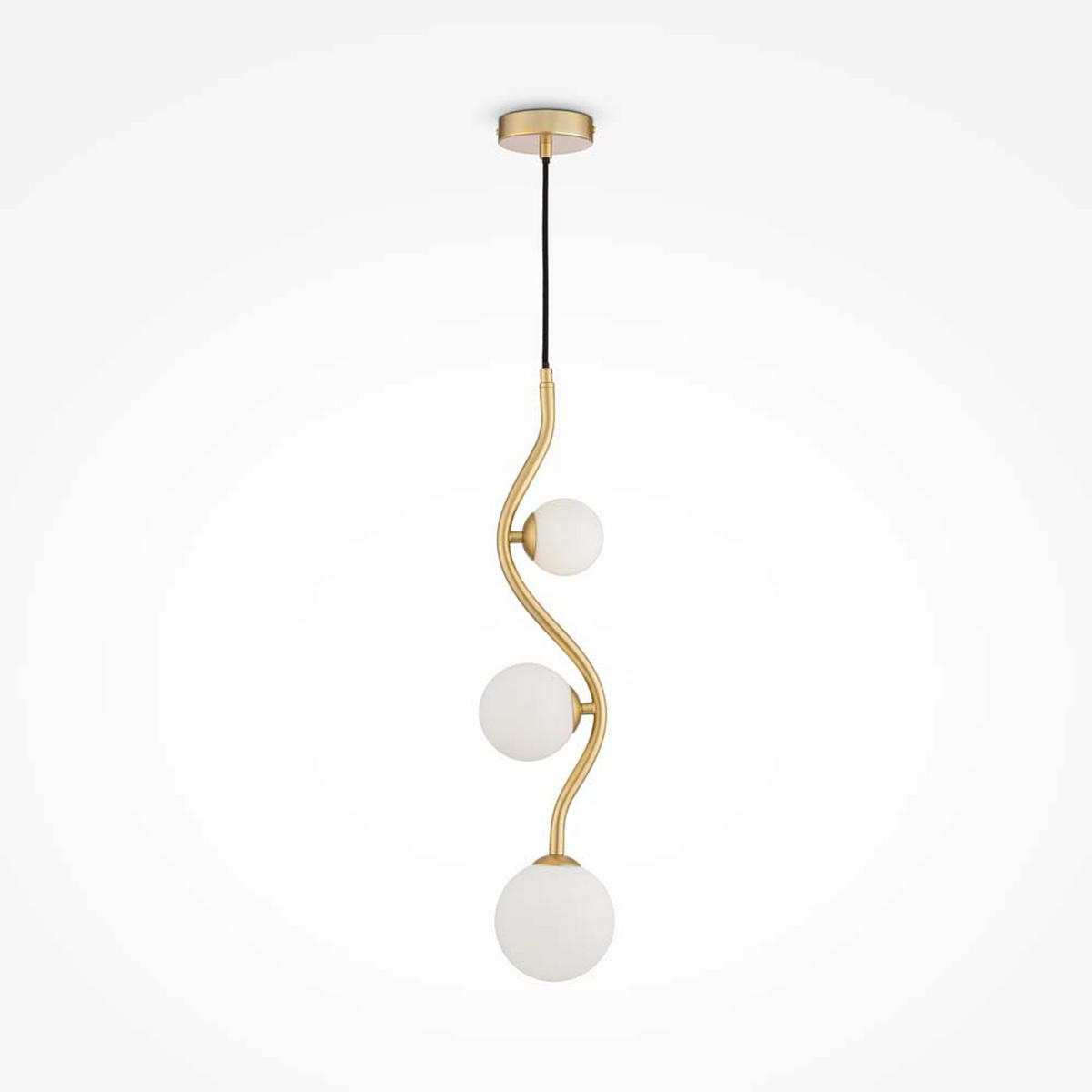 HÄNGELEUCHTE Metall Goldfarben Höhenverstellbar - Dunkelgelb, Metall (13.5/12/59.5cm)