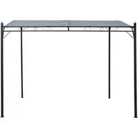 PERGOLA - MARKISE Grau - Grau, Metall (248/248/297cm) - Habitat Garten