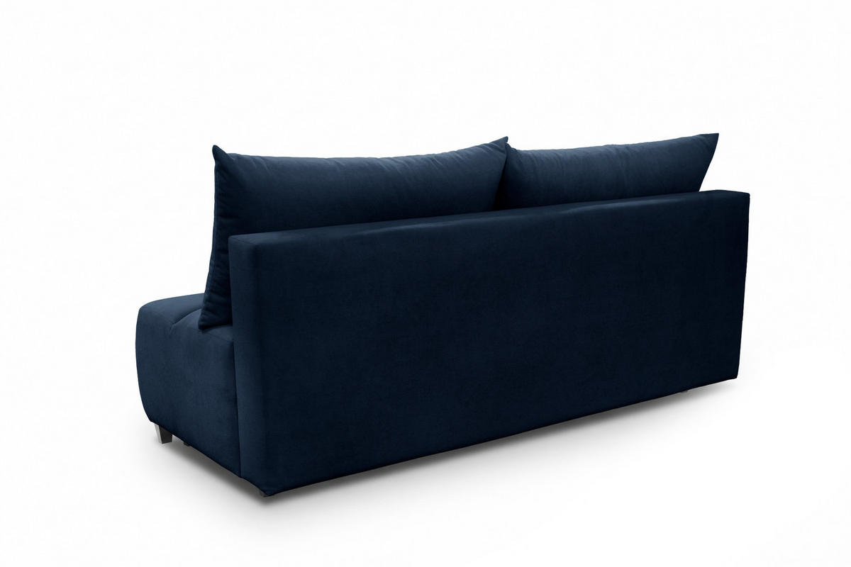 SOFA 196 cm in Marineblau - Dunkelblau, Textil (196/79/100cm) - Home Collective