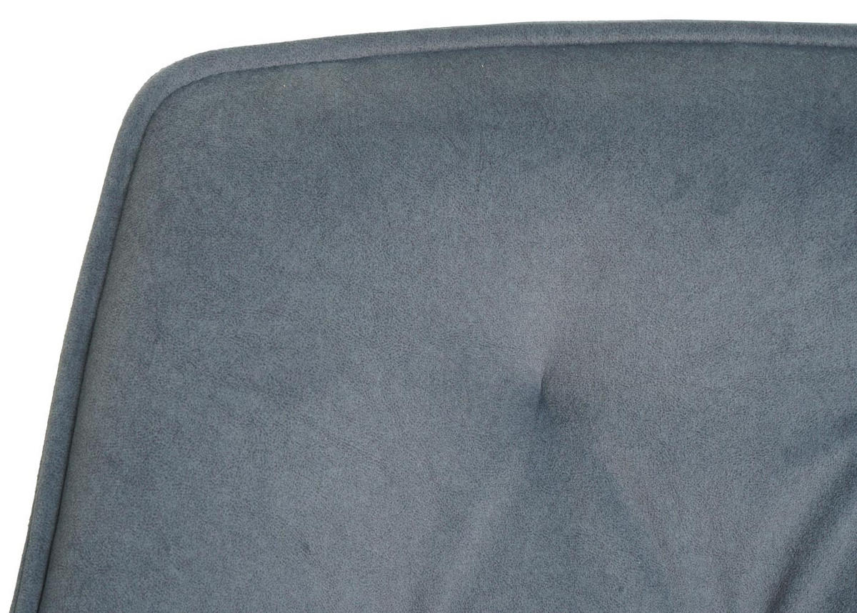 ESSZIMMERSTUHL 6er-Set 87x55x60cm Sitzhöhe 48cm Metall Stoff/Textil Anthrazit - Anthrazit, Textil (55/87/60cm) - CHEFGASTRO