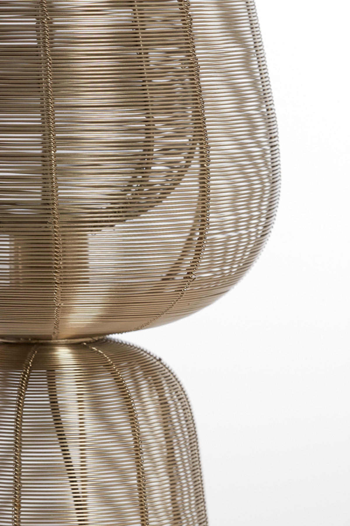 TISCHLAMPE Aboso Gold Ø24/54 cm - Goldfarben, Metall (24/24/54cm) - Light & Living