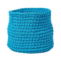 AUFBEWAHRUNGSKORB Baumwolle 42/37 cm - Türkis, Textil (42/42/37cm) - Homescapes